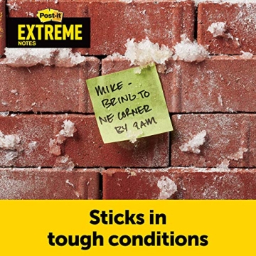Post-it Extreme Notes - Durable Outdoor Sticky Notes