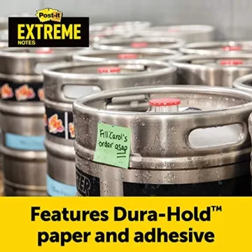 Post-it Extreme Notes - Durable Outdoor Sticky Notes