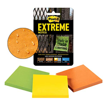 Post-it Extreme Notes - Durable Outdoor Sticky Notes