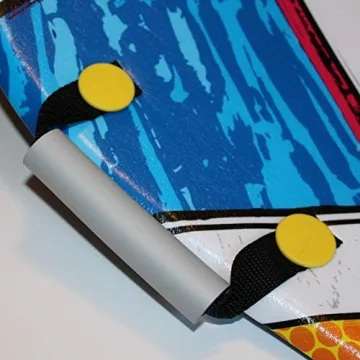 Flexible Flyer Snow Screamer 47 Inch 2 Person Lightweight Foam Slider, Adult & Kids Snow Play Sled with Handles, Winter Toboggan Sled for Ages 5 & Up