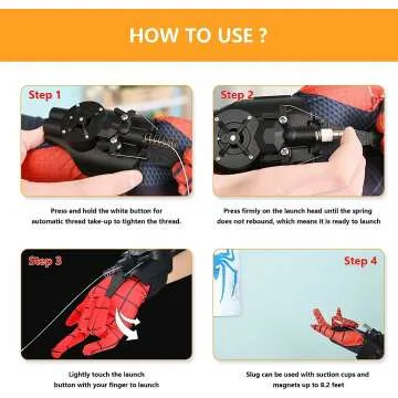 Spider Web Shooter Toy for Kids - Cool Gifts