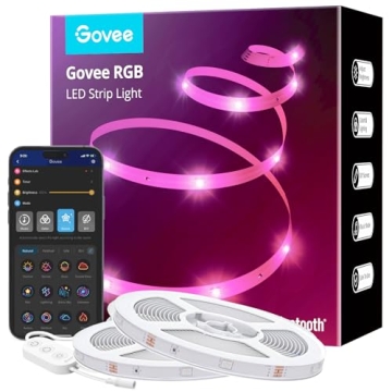 Govee 130ft LED RGB Strip Lights with App Control