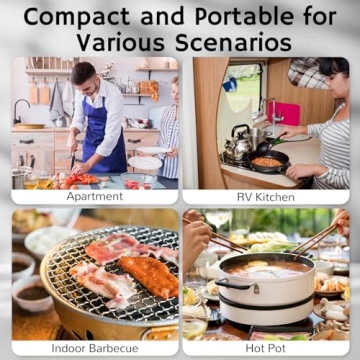 Airthereal RH180 Portable Range Hood with 3 Fan Speeds