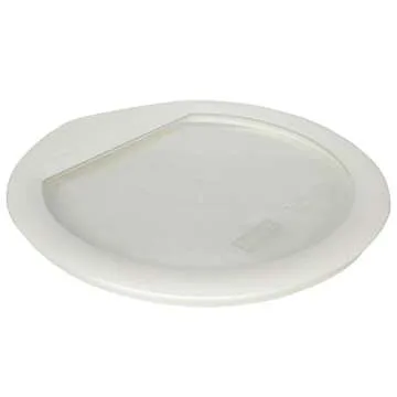 Pyrex 7203 7-Cup Clear Glass Storage Bowl OV-7402 Glass with White Silicone Rim Lid
