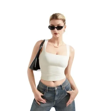 SUUKSESS Sexy Square Neck Tank Top – Buttery Soft & Trendy