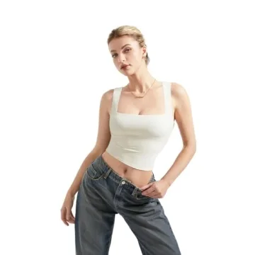 SUUKSESS Sexy Square Neck Tank Top – Buttery Soft & Trendy