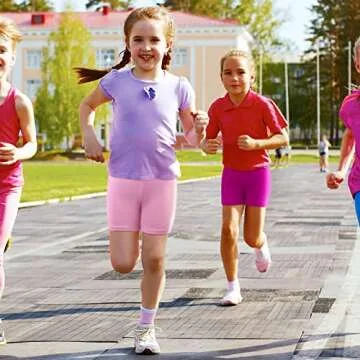 Resinta Girls Bike Cartwheel Shorts for Active Play