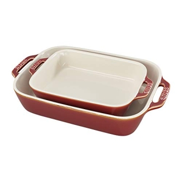 STAUB Rectangular Baking Dish Set for Stylish Cooking