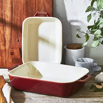 STAUB Rectangular Baking Dish Set for Stylish Cooking