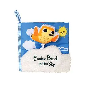 Sky-Themed Soft Baby Activity Book with Squeaker