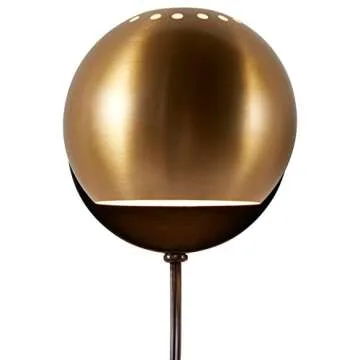 Rivet Mid Century Modern Wall Sconce in Gold Finish