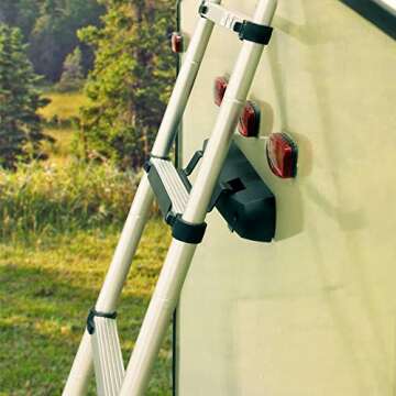 RecPro 12.5ft Telescoping Ladder for RVs and Outdoors