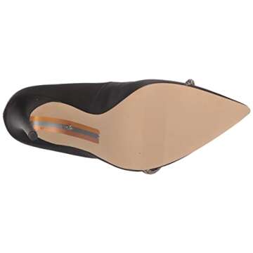 Sam Edelman Deela Pump Black Satin 6 Medium