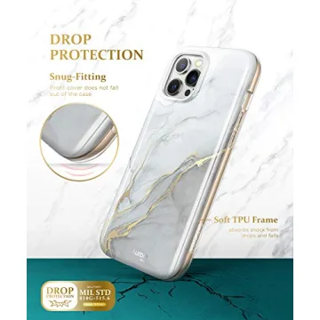 GVIEWIN Shockproof iPhone 12 Pro Max Case for Women