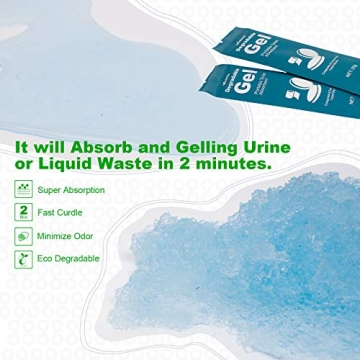 Webetop Degradable Gel Toilet Powder for Camping Waste