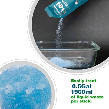 Webetop Degradable Gel Toilet Powder for Camping Waste