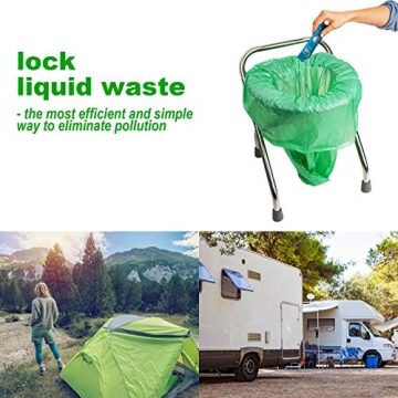 Webetop Degradable Gel Toilet Powder for Camping Waste