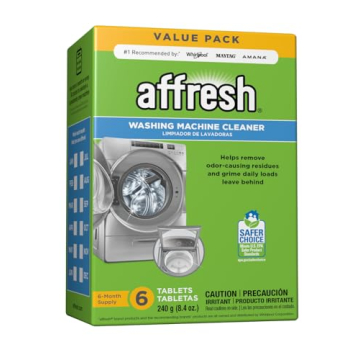 Affresh Washing Machine Cleaner, Cleans Front Load and Top Load Washers, Including HE, 6 Tablets