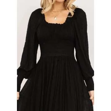 R.Vivimos Long Sleeve Maxi Dress for Stylish Occasions