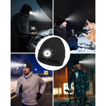 Rechargeable LED Beanie – Perfect for Winter Adventures