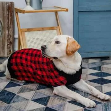 Stylish PUPTECK Dog Sweater for All Breeds Warmth