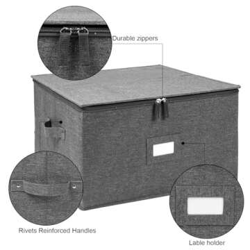 popoly Stemware Storage Cases, Wine Glass Storage Box