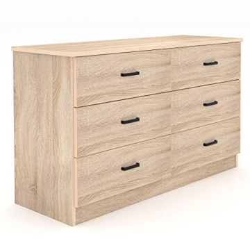 Bigbiglife 6 Drawer Modern Dresser for Bedroom Storage