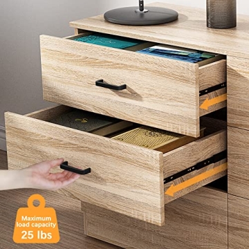 Bigbiglife 6 Drawer Modern Dresser for Bedroom Storage