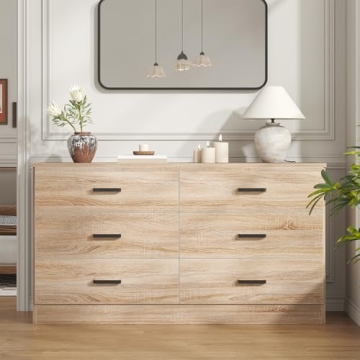 Bigbiglife 6 Drawer Modern Dresser for Bedroom Storage