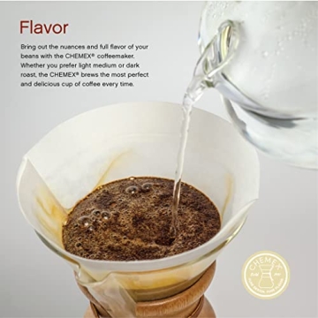 Chemex Bonded Filter 100 ct for Perfect Coffee Brewing
