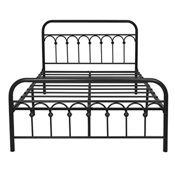 Sturdy YALAXON Vintage Full Size Metal Bed Frame