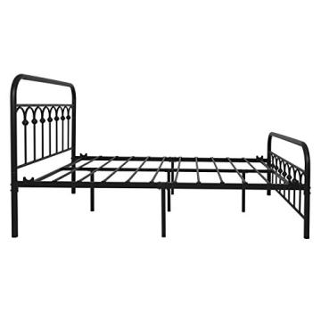 Sturdy YALAXON Vintage Full Size Metal Bed Frame