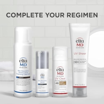 EltaMD UV Clear Tinted Sunscreen for Face - Deep Tinted SPF 46 with Zinc Oxide, Oil-Free, Dermatologist Recommended, 1.7 oz