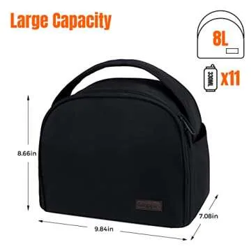 Gloppie Insulated Lunch Bags - Stylish & Functional Cooler Bag