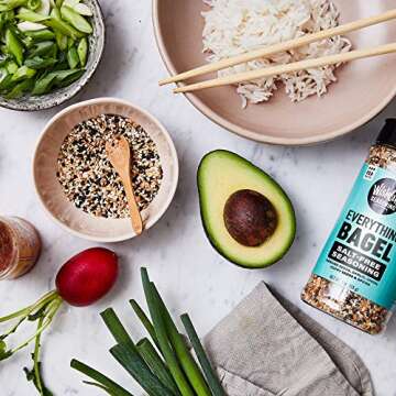 Wishful Everything Bagel Seasoning Salt Free XL 9oz Jar