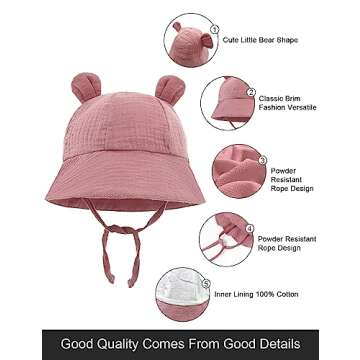 ZURLEFY Satin Bonnet for Sleeping Women, Fashion Silk Hair Bonnet with Tie for Womens Curly Hair Night Cap Pink