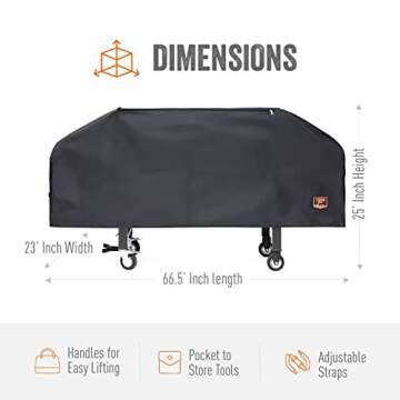 Premium Heavy Duty Griddle Cover for Blackstone Griddles
