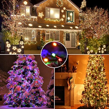 Brizled Christmas Lights 200 LED Color Changing String Lights