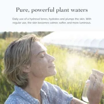 evanhealy Rose Geranium HydroSoul | Copper Distilled Hydrosol | Gentle, Astringent Organic Facial Tonic | Balancing Face Toner for Dry, Oily, Combination, Teen Skin