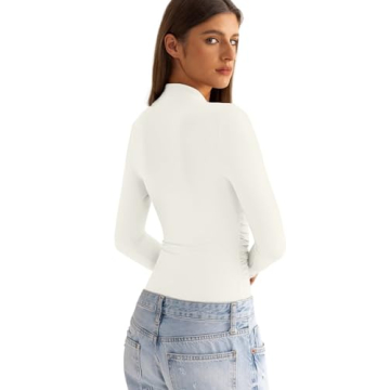 EasyGala Womens Mock Neck Long Sleeve Tops for Every Occasion