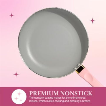 Paris Hilton Epic Nonstick Pots and Pans Set for Stylish Cooking