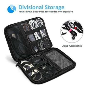 ProCase Electronics Travel Gadget Organizer for Easy Organization