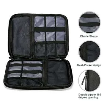 ProCase Electronics Travel Gadget Organizer for Easy Organization