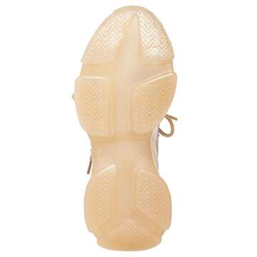 Steve Madden Women's Maxima Sneaker, Blush Multi, 10