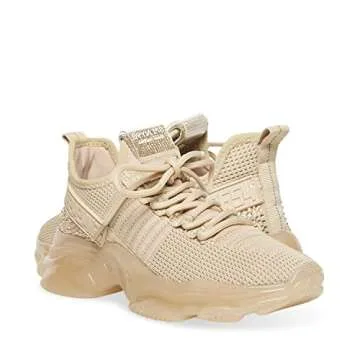 Steve Madden Women's Maxima Sneaker, Blush Multi, 10