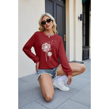 BANGELY Women’s Stylish Dandelion Sweatshirt Online