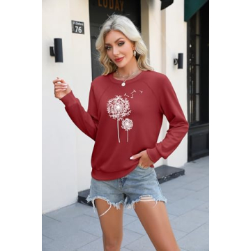 BANGELY Women’s Stylish Dandelion Sweatshirt Online