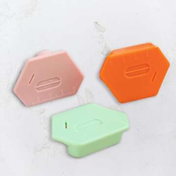 Magnetic Seam Guide for Sewing Machine，2025 Upgraded Multi-Purpose Magnetic Guide for Sewing Machine, Multifunctional Polygonal Hemmer Guide with Scale, 2 Pcs