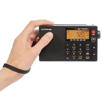 C. Crane CC Skywave 2 AM, FM, Shortwave, NOAA Weather + Alert, VHF Aviation Band, Small Battery-Oper...