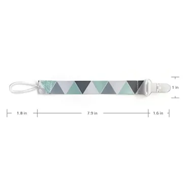 PandaEar Baby Pacifier Clips Universal Holder 4 Pack